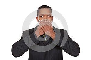 Businessman - speak no evil