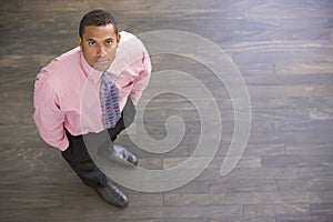 Businessman standing indoors