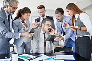 businessman stress overwhelmed work problem