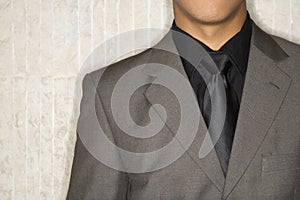 Businessman in Suit and Necktie