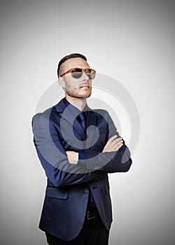 Businessman with sunglass photo