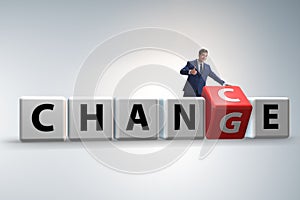 The businessman taking chance for change