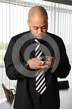 Businessman Texting