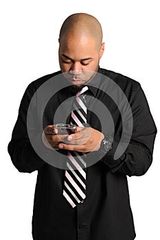 Businessman Texting