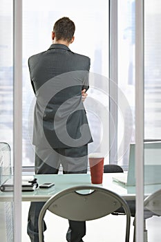 Businessman thinking