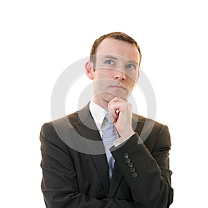 Businessman thinking