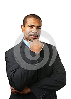 Businessman thinking