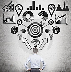 Businessman thinking