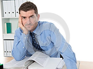 Businessman is tired