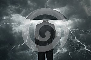 Trouble ahead concept