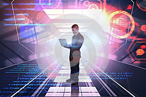 Coding and computing concept