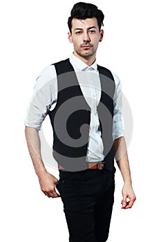 Businessman in vest