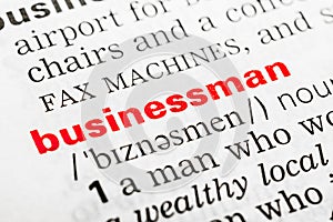 Businessman Word Definition