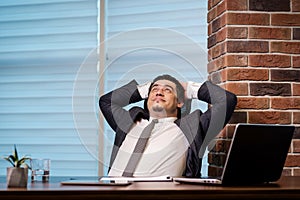 Businessman Working Laptop Connecting Networking Concept,Businessman working with documents on office