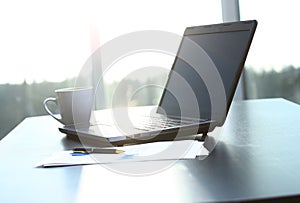 Businessman working in the office