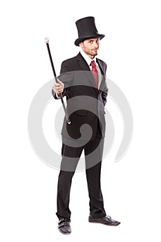 Businessman with Yop Hat photo