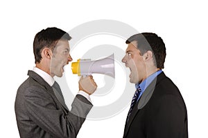 Businessmen find out emotionally attitudes