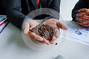 Businessmen and investors are interested in doing business exporting roasted coffee beans around the world using coffee beans