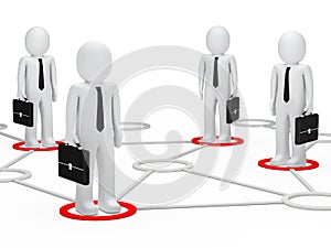 Businessmen network