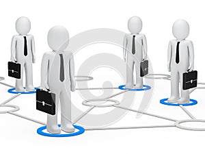 Businessmen network