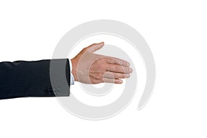 Businessmen offers Handshake