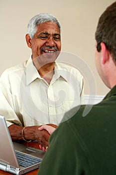 Businessmen In Office