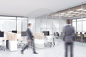 Businessmen in office interior