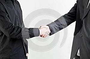 Businessmen shaking hands