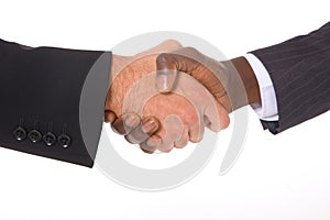 Businessmen shaking hands