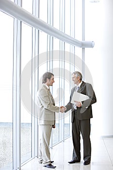 Businessmen shaking hands