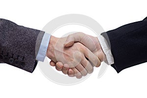 Businessmen shaking hands