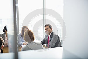 Businesspeople in conference room