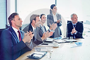 Businesspeople in conference room