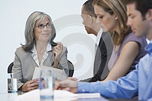 Businesspeople At Conference Table