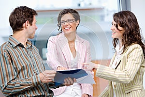 Businesspeople on meeting