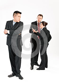 Businesspeople - mobbing photo