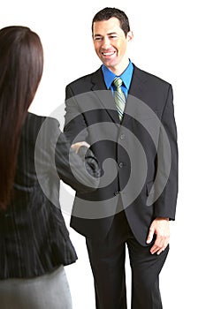 Businesspeople Shaking Hands