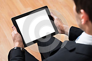 Businessperson Using Digital Tablet