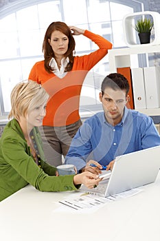 Businessteam working