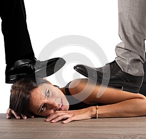 Businesswoman exploited by boss