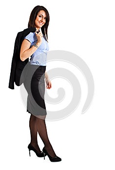 Businesswoman full length