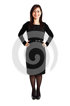 Businesswoman full length