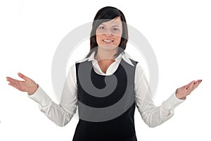 Businesswoman Gesturing