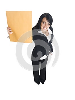 Businesswoman - interoffice mail