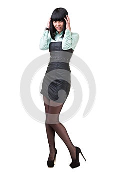 Businesswoman portrait full length