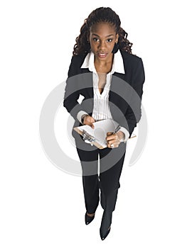 Businesswoman - taking notes