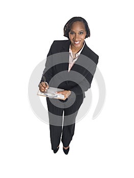 Businesswoman - taking notes