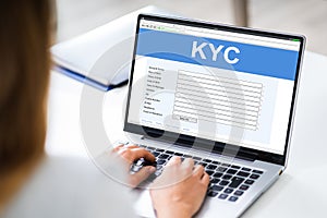 KYC. Know Your Customer photo