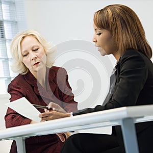 Businesswomen in meeting photo