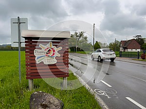 Busingen City Welcome Board